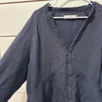 Free People  Daydream button down blue / grey Photo 3
