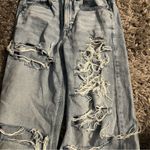 American Eagle  highest rise baggy distressed jeans size 6 Photo 2
