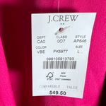 J.Crew pink satin cowl neck sleeveless top size large NWT Photo 4