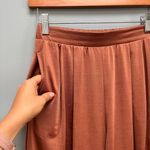 Uniqlo Satin Jersey Wide Leg Pants XS Photo 4