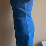 Haute Monde Denim zippered bardot dress size medium off the shoulder optional Photo 3