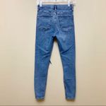 Topshop  Jamie High Rise Skinny Distressed Jeans Size 28 Photo 5