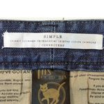 Connecters Japan Y2K VTG Womens Denim Shorts Leather Studs Sz M Punk Grunge RARE Size M Photo 10