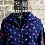 Vintage Bette & Court Golf Collection Jacket Med Navy Pailey Front Zip P… Size undefined Photo 1
