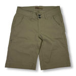 prAna ‎ Khaki Outdoor Hiking Cargo Shorts 9" Inseam Womens 0 Photo 0