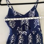 Aerie American Eagle Navy Blue Cut-out Smocked Back Maxi Dress XS Photo 7