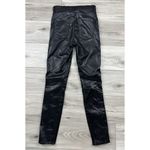 AGOLDE  Roxanne Leatherette‎ High Rise Leather Pants Jeans in Black Women's Sz 24 Photo 4