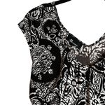 AB Studio  Vintage Vintage 90s Y2K Babydoll  Top Tie Back Boho Grunge Size Large Photo 2