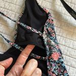 O'Neill O’Neill boho floral plunge v neck strapy low back one piece swimsuit small​​ Photo 8