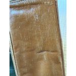 Vintage Bags By Varon Brown Snakeskin Purse Handbag Wooden Handle 1980's Photo 5