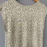 Tart  Gray Macrame Fringe Chastity Top Mixed Print Size XS Photo 6