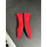 VIVAIA Pointed Toe Ballet Flats Aria 5 Ruby Red Slip On Shoes‎ Womens 36.5 US 6 Photo 4