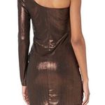 ASTR Brown Metallic Dress Photo 1