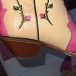 Gorgeous Rudel Rodeo Flower Embroidered Cowboy Boots Womens US 7.5 E. With box Pink Photo 13