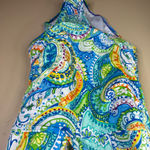 Ralph Lauren Lauren Size 14 Carnivale Paisley One Piece Swimsuit - Blue Beach Photo 3