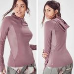 Fabletics Alecia mauve activewear pullover hoodie; size L EUC Photo 3