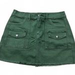 Aerie  | Green Denim Mini Skirt NWT 💋💚 Photo 0