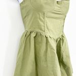 Princess Polly Womens Halter Corset Cotton Linen Blend Lyle Mini Dress Size 2 Photo 4