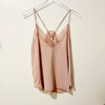 VICI  LOVESTITCH Delicate Lace Tank in Blush size‎ Small Photo 1