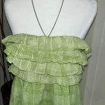 Sabo Skirt Chic Green Plaid Ruffle Dress Photo 1