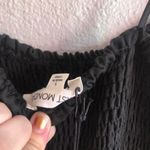 Anthropologie NWT first Monday black distressed hem jumpsuit Photo 4