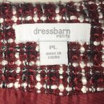 Dress Barn RED, BLACK, WHITE TWEED BLAZER SIZE PETITE LARGE Photo 2