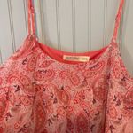 Faded Glory  Pink Flowy Paisley Tank Top | Size L 12-14 Photo 2