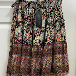 Rachel Zoe  Women's Floral Bohemian Skirt - Black and Multicolor Size XL NWT Photo 0
