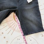 Good American  Good Bermuda Raw Hem Cutoff Denim Shorts Size 2/26 Photo 5