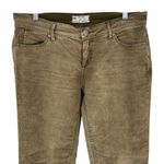 Free People  Corduroy Pants Olive Green Size 28 Photo 1