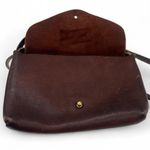 Parker Clay Leather Crossbody Small Minimalist Bag Purse Brown Women's Simple Photo 7