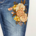 Driftwood  Women’s Jackie Floral Embroidered Jeans Size 27 Photo 2