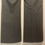 Club Monaco - Wool Blend Flare Grey Stripe Pattern Dress Pants Slacks- Size 6 Photo 6