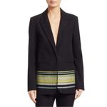 Derek Lam  10 Crosby Embroidered Hem Blazer Jacket Photo 3