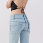 BDG  Low Rise Flare Jeans in Indigo Light Wash Size 28 NWT Photo 2