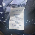 Lands' End  blue & white polka dot 6 vacationcore tankini top Photo 2