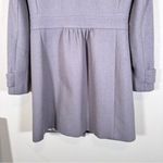 J.Crew Grey Wool Lady Day Pea Coat Womens 4 Preppy Button Down Warm Winter Photo 2