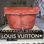 Lucky Brand New  Brown Leather Bucket Crossbody Bag Drawstring Womens Photo 1