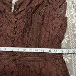 City Chic NWT CITY‎ CHIC Sienna Lace Dress In Mocha Brown Size XS/14 Photo 11