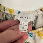 Forever 21  Plus Size Beach Motif Romper White Summer Print Off the Shoulder 3X Photo 5