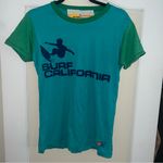 Aviator Nation NWOT  Surf California Color Block Rare 100% Cotton Soft T-Shirt Photo 0