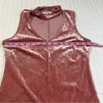 Candie's  Pink Velvet Choker Tank top in Size S Photo 4