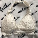 Aeropostale White Lace Halter Bralette Photo 0