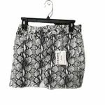 frame denim FRAME Le Mini Split Front Python-Print Skirt Size 4 New with Tags Photo 7