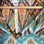 Anthropologie UNCLE FRANK Boho Chevron Tassled Blouse Paisley Women's Size‎ Small Beach Kimono Photo 5