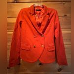 Versona  burnt orange jacket with gold buttons. Missing size tag. Photo 0
