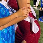 Lucci Lu Red Prom Dress Photo 5