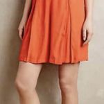 Anthropologie Sunday in Brooklyn Wide Leg Shorts Pleated | Orange | Size 2 | NWT Photo 1