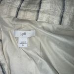 J.Jill  XL Linen Blend Striped Blazer‎ Jacket Long Sleeve Roll Tab Pockets fall Photo 5