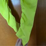 Zyia  Neon Yellow Parallel Luxe Hi-Rise 7/8 Leggings Size 4 Active Workout Photo 5